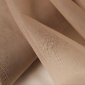 BRIDAL TULLE  NUDE by the yard
